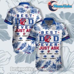 Buffalo Bills Bold Coconut Blue Cute Hawaiian Shirts