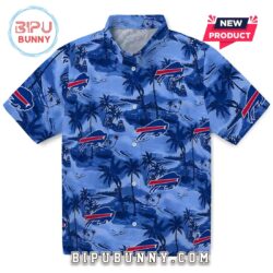 Buffalo Bills Coastal Palms Hawaiian Shirt