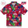 Buffalo Bills Flamingo Foliage Hawaiian Shirt Buffalo Bills Flamingo Foliage Hawaiian 1