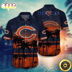 Chicago Bears Beachwear For Men Nfl Sport Hawaiian Shirt