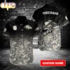 Custom Name NFL Baltimore Ravens Camo Aloha Hawaiian Shirt Custom Name NFL Baltimore Ravens Camo Aloha Hawaiian 1