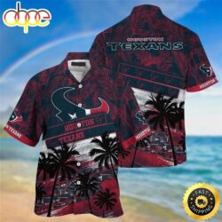 Houston Texans Beachwear For Men Nfl Sport Hawaiian Shirt