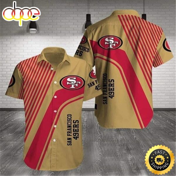 NFL San Francisco 49ers Hawaiian Trendy Summer Gift 1