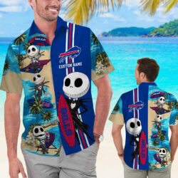 Personalized Buffalo Bills & Jack Skellington Hawaiian Shirt Hot Trendy Summer 2025