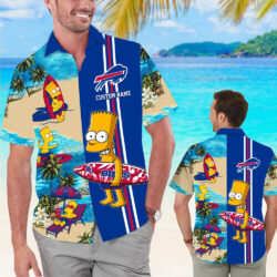 Personalized Buffalo Bills & Simpsons Hawaiian Shirt Hot Trendy Summer 2025