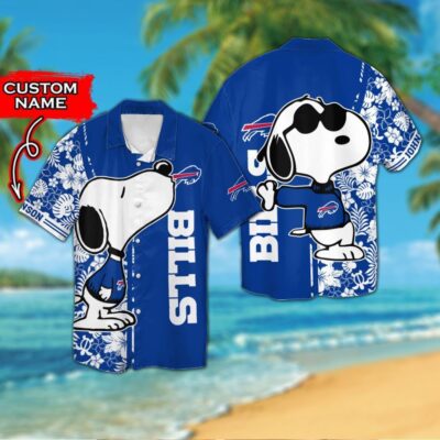 Personalized Buffalo Bills & Snoopy Hawaiian Shirt Hot Trendy Summer 2025