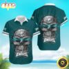 Sugar Skull NFL Philadelphia Eagles Hawaiian Shirt Sugar Skull NFL Philadelphia Eagles Hawaiian 1