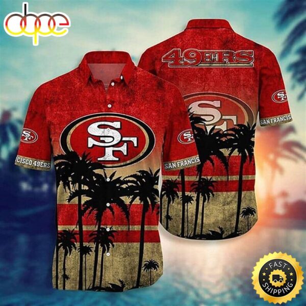 Vintage NFL San Francisco 49ers Hawaiian Summer Beach Gift 1