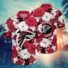 Atlanta Falcons Floral Passion Hawaiian Shirt Atlanta Falcons Floral Passion Hawaiian 1