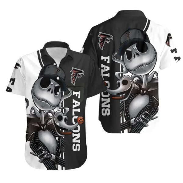 Atlanta Falcons Jack Skellington And Zero Hawaiian 1