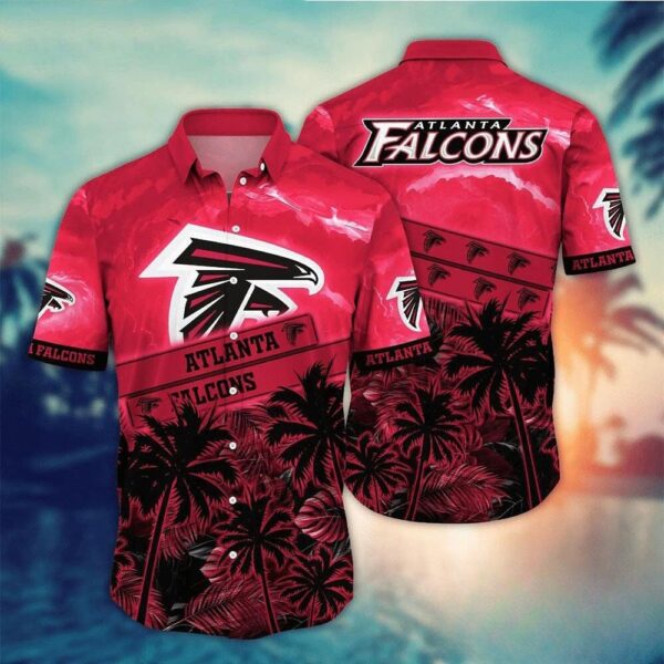 Atlanta Falcons Sunset Palms Hawaiian 1