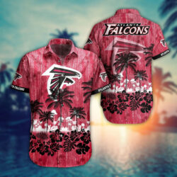 Atlanta Falcons Tropical Palms Hawaiian Shirt