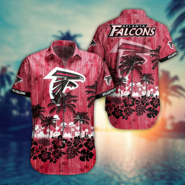 Atlanta Falcons Tropical Palms Hawaiian 1