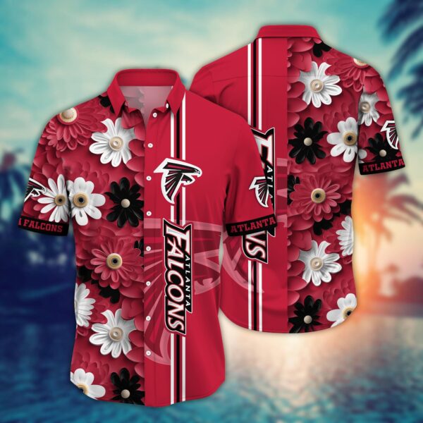 Atlanta Falcons Tropical Vibes Hawaiian 1