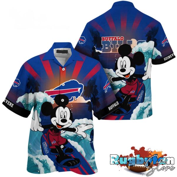Buffalo Bills Special Mickey Mouse Movies Design Summer Hawaiian Shirt