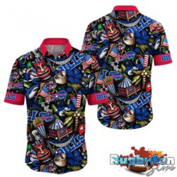 Buffalo Bills Tiki Me Off Hawaiian Shirt
