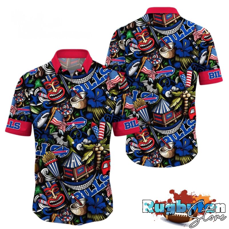 Buffalo Bills Tiki Me Off Hawaiian Shirt Buffalo Bills Tiki Me Off Hawaiian Shirt