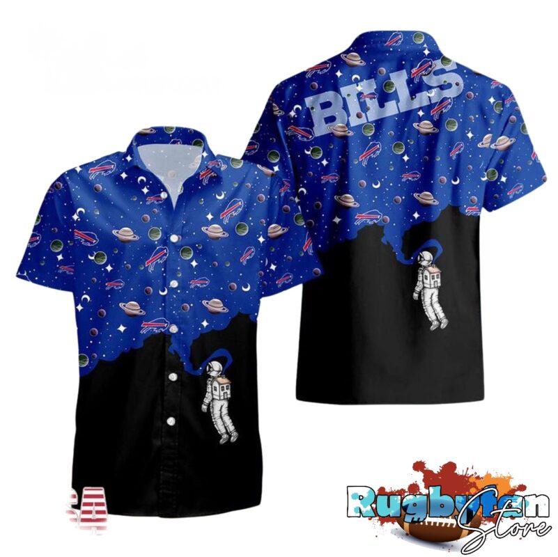 Buffalo Bills Universal Astronaut Pattern Hawaiian Shirt Buffalo Bills Universal Astronaut Pattern Hawaiian Shirt
