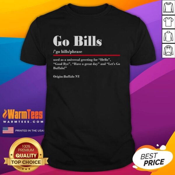 Funny Go Bills Definition Buffalo Football Fan 1