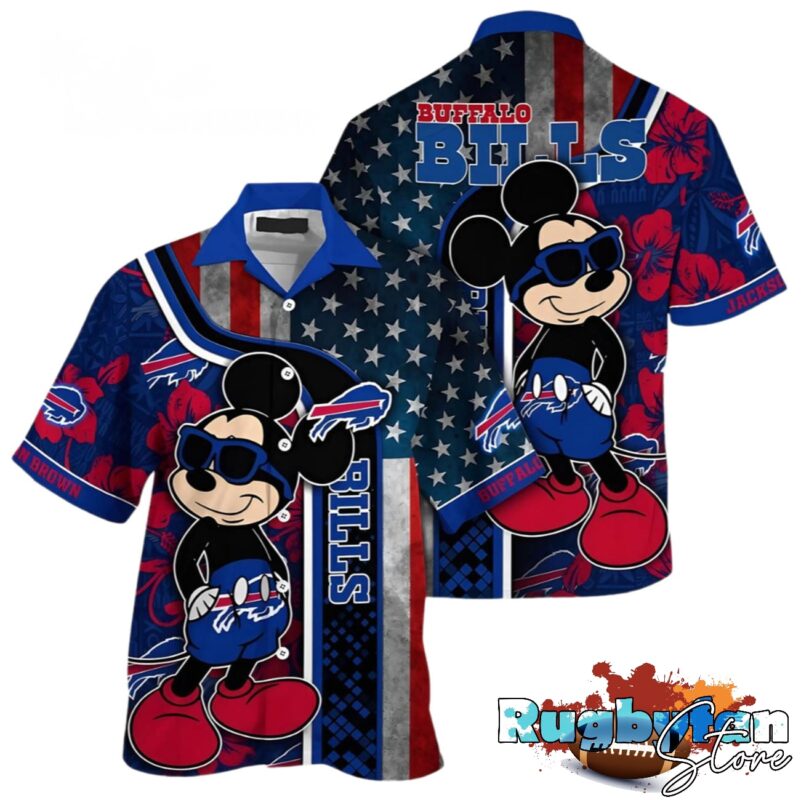 Mickey Mouse Buffalo Bills Hawaiian Shirt Custom Mickey Mouse Buffalo Bills Hawaiian Shirt Custom