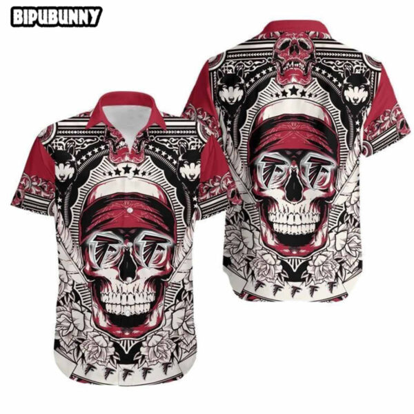 Skull Atlanta Falcons Hawaiian 1