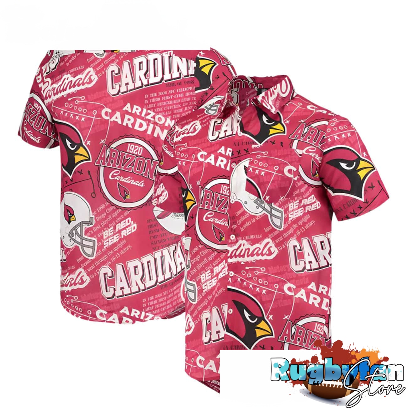 Arizona Cardinals Hawaiian Shirt Button-up Shirt