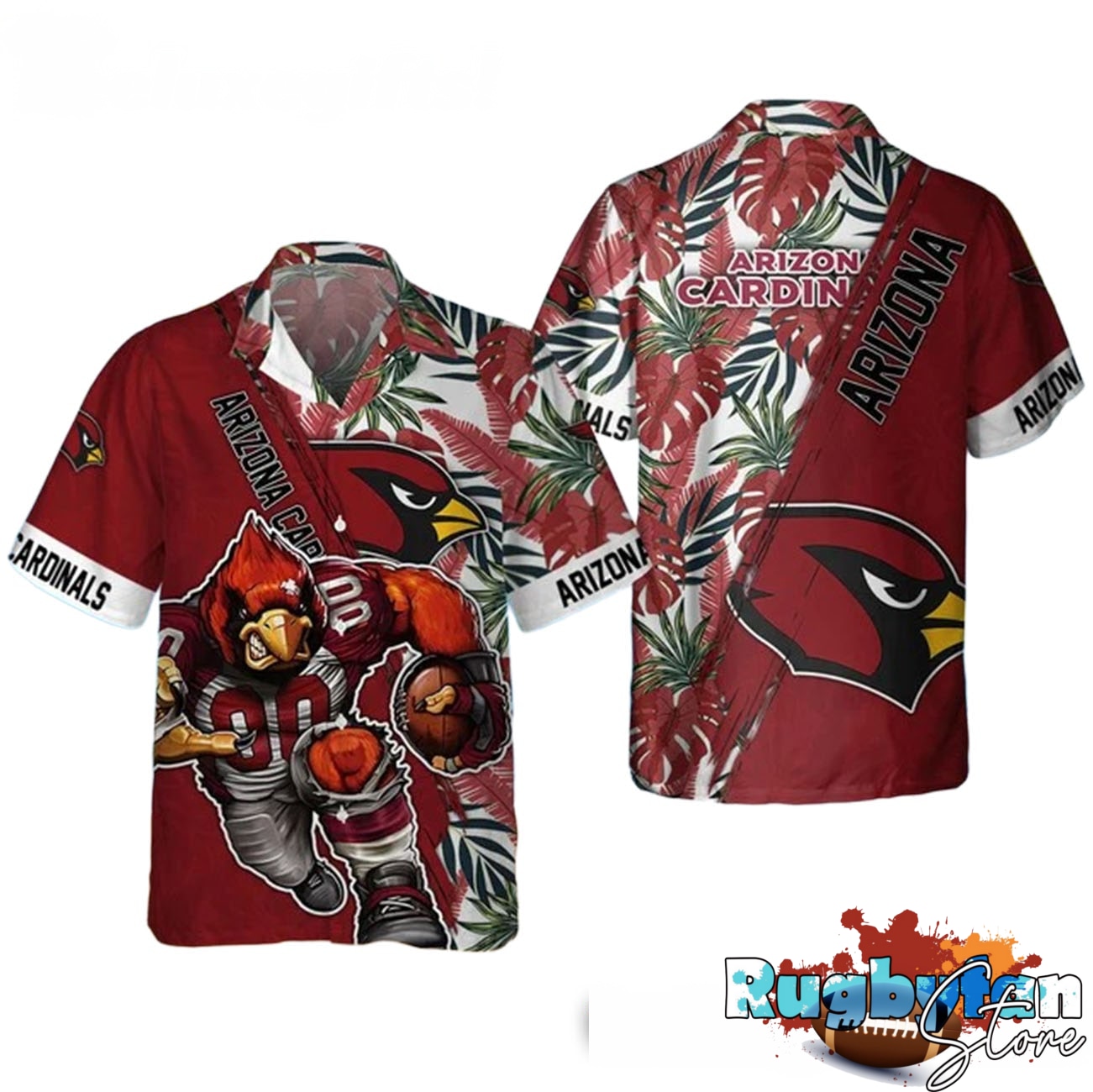 Arizona Cardinals Mascot Summer Hawaiian Shirt