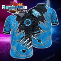 Carolina Panthers Nfl Hawaiian Shirt Style Vintage Summer Beach Shirt Best Gift For Fans