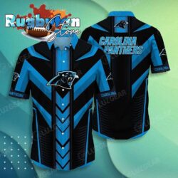 Carolina Panthers Nfl Hawaiian Shirt Summer Short Sleeve Button Down Shirt Gift For Big Fans