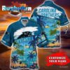 Carolina Panthers Nfl Personalized Hawaiian Shirt Tropical Pattern Graphic carolina panthers nfl personalized hawaiian shirt tropical pattern graphic trends summer gift for fan nfl shki7