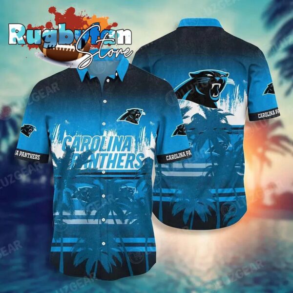 carolina panthers nfl summer hawaiian sas tropical pattern graphic for sports sp5cb