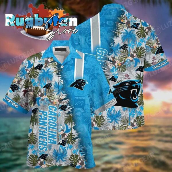carolina panthers nfl team football beach shirt summer button down hawaiian sas best fan ever