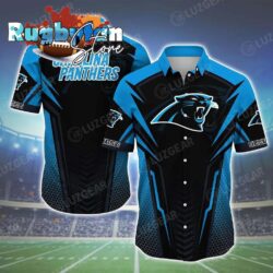 Carolina Panthers Nfl Team Football Beach Shirt Summer Button Down Hawaiian Shirt Best Fan Ever