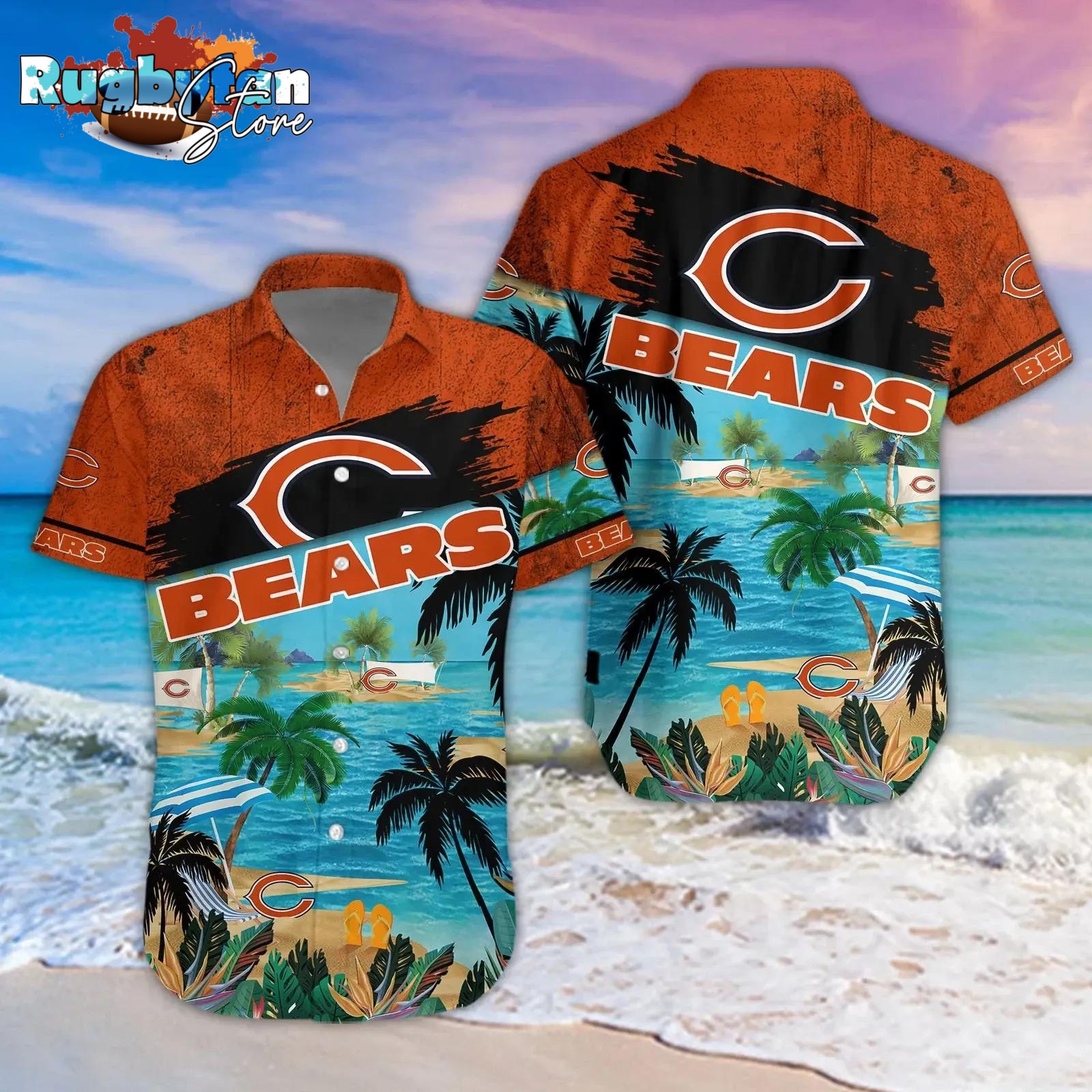 Chicago Bears Aloha Shirt