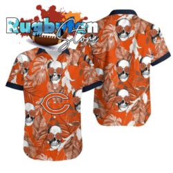 Chicago Bears Coconut Leaves And Skulls Hawaii Shirt Summer Collection