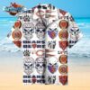 chicago bears cool sign nfl hawaiian graphic print short sleeve hawaiian shirt 9daac