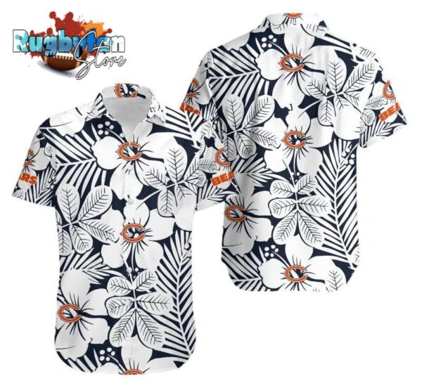 chicago bears flower hawaii shirt summer collection 2 nfl hawaiian shirt