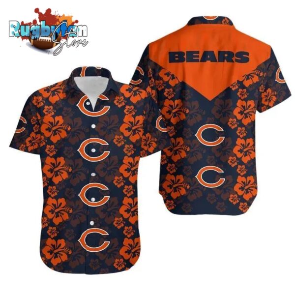 chicago bears flowers hawaii shirt summer collection nfl hawaiian shirt 50925