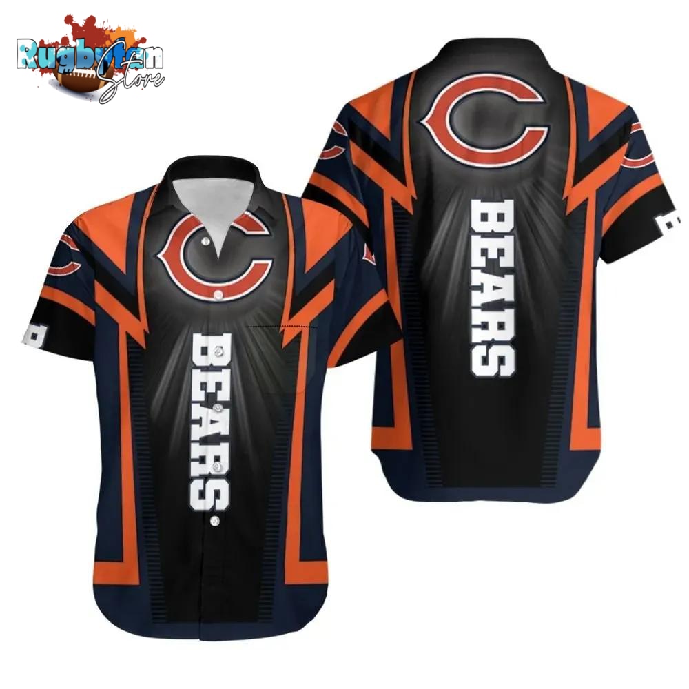 Chicago Bears For Fan Hawaiian Shirt Print Short Sleeve Hawaiian Aloha Shirt