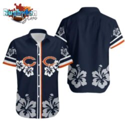Chicago Bears Hibiscus Flower Hawaii Shirt Summer Collection