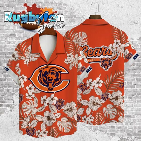 chicago bears national football league hawaiian shirt nfl hawaiian shirt dzp7n