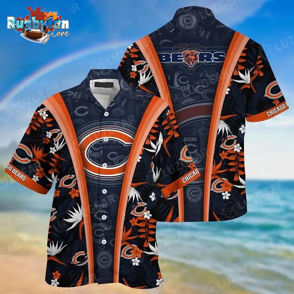 Chicago Bears Nfl Beach Summer Hawaiian Sas Gifts For Sports Football Fans Chicago Bears Nfl Beach Summer Hawaiian Sas Gifts For Sports Football Fans