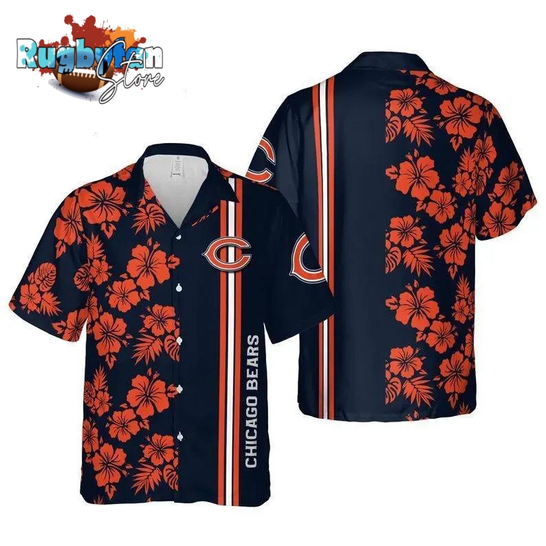 Chicago Bears Nfl Chicago Hawaii Floral Football Hawaiian Graphic Print Short Sleeve Hawaiian Shirt Chicago Bears Nfl Chicago Hawaii Floral Football Hawaiian Graphic Print Short Sleeve Hawaiian Shirt