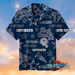 Amazing Dallas Cowboys Nfl Hawaiian Graphic Print Short Sleeve Hawaiian Shirt