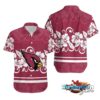 arizona cardinals hibiscus flowers nfl hawaiian shirt nfl hawaiian shirt1 d5blx