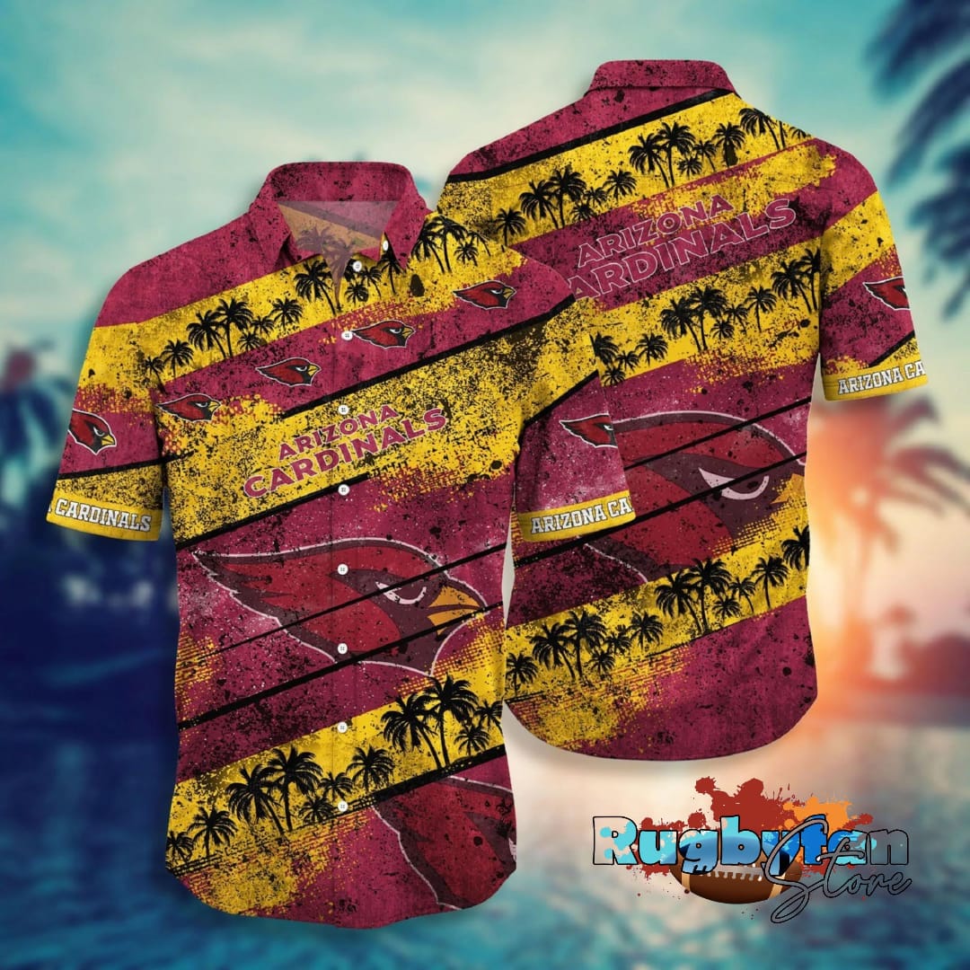 Arizona Cardinals NFL Aloha Vintage Art Hawaiian Shirt Arizona Cardinals NFL Aloha Vintage Art Hawaiian Shirt