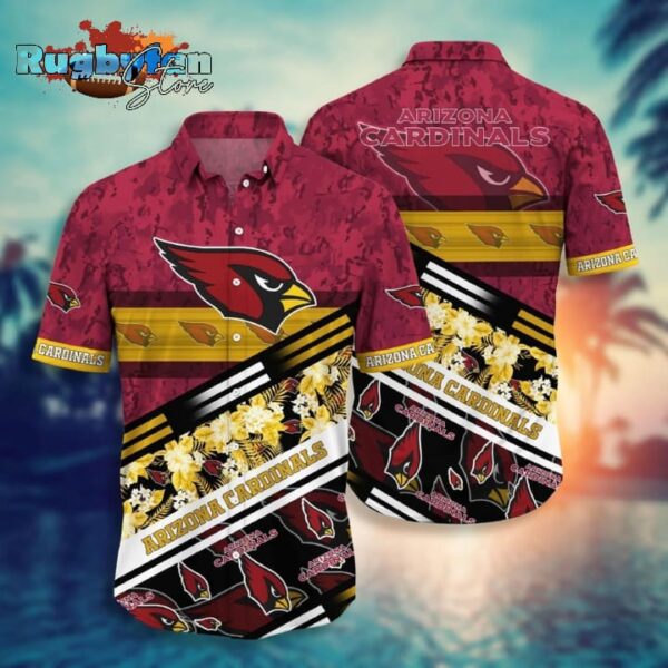 arizona cardinals nfl camo pattern hawaiian shirt nfl hawaiian shirt1 tdocu