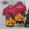 arizona cardinals nfl flamingo and flower funny hawaiian shirt nfl hawaiian shirt1 b3q6t