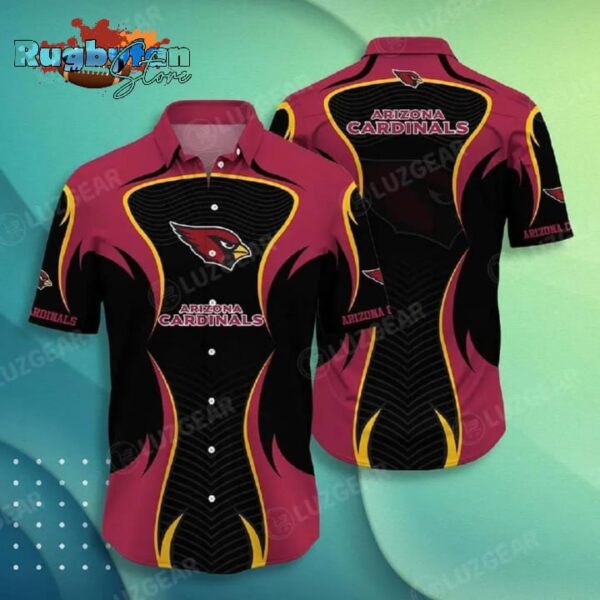 arizona cardinals nfl hawaii beach shirt summer short sleeve button down hawaiian shirt nfl hawaiian shirt1