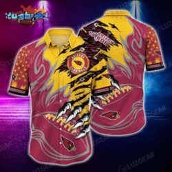 Arizona Cardinals Nfl Hawaiian Shirt Style Vintage Summer Beach Shirt Best Gift For Fans